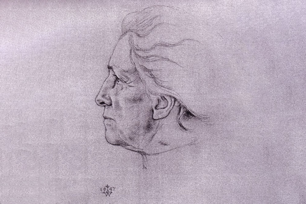 Zeichnung von Mathilde Ludendorff