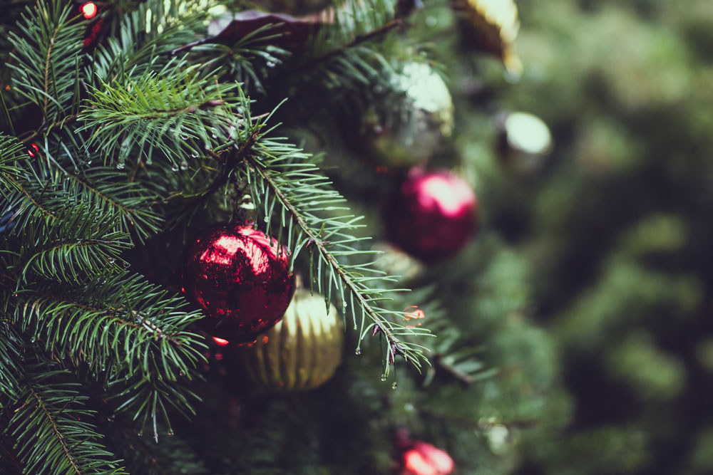 Geschmückter Weihnachtsbaum