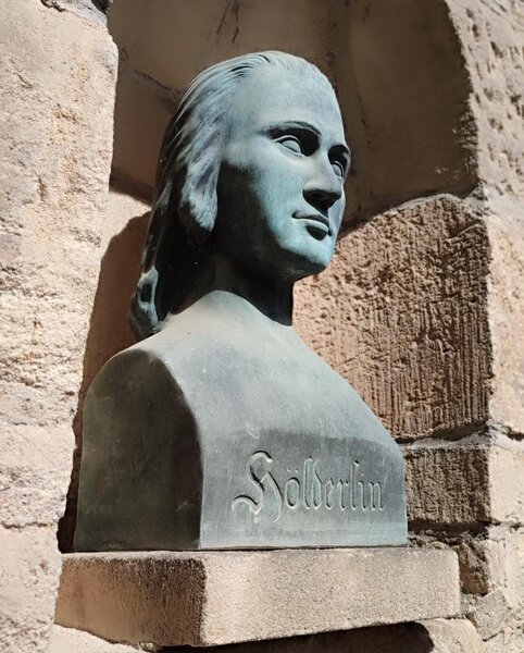 Hölderlin-Büste am Hölderlinturm